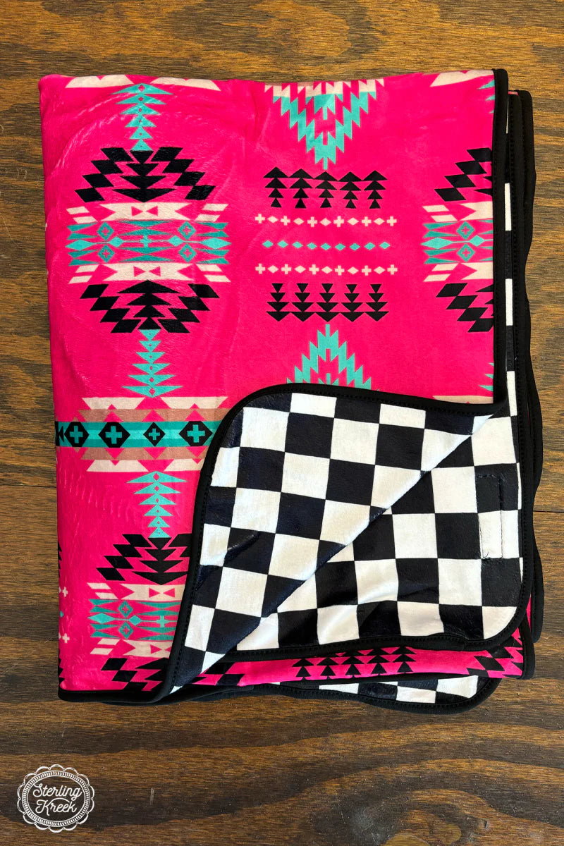 Checkered In Cheyenne Blanket