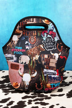 Load image into Gallery viewer, Cowboy Collage Lunch Bag
