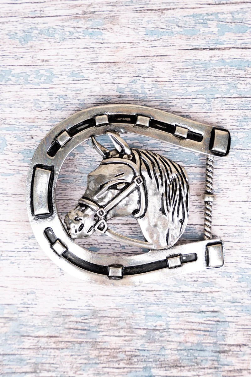 High Horse Belt Buckle