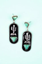 Load image into Gallery viewer, Katniss Cactus Green Earrings
