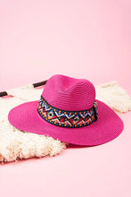Load image into Gallery viewer, Rio Grande Pink Straw Hat
