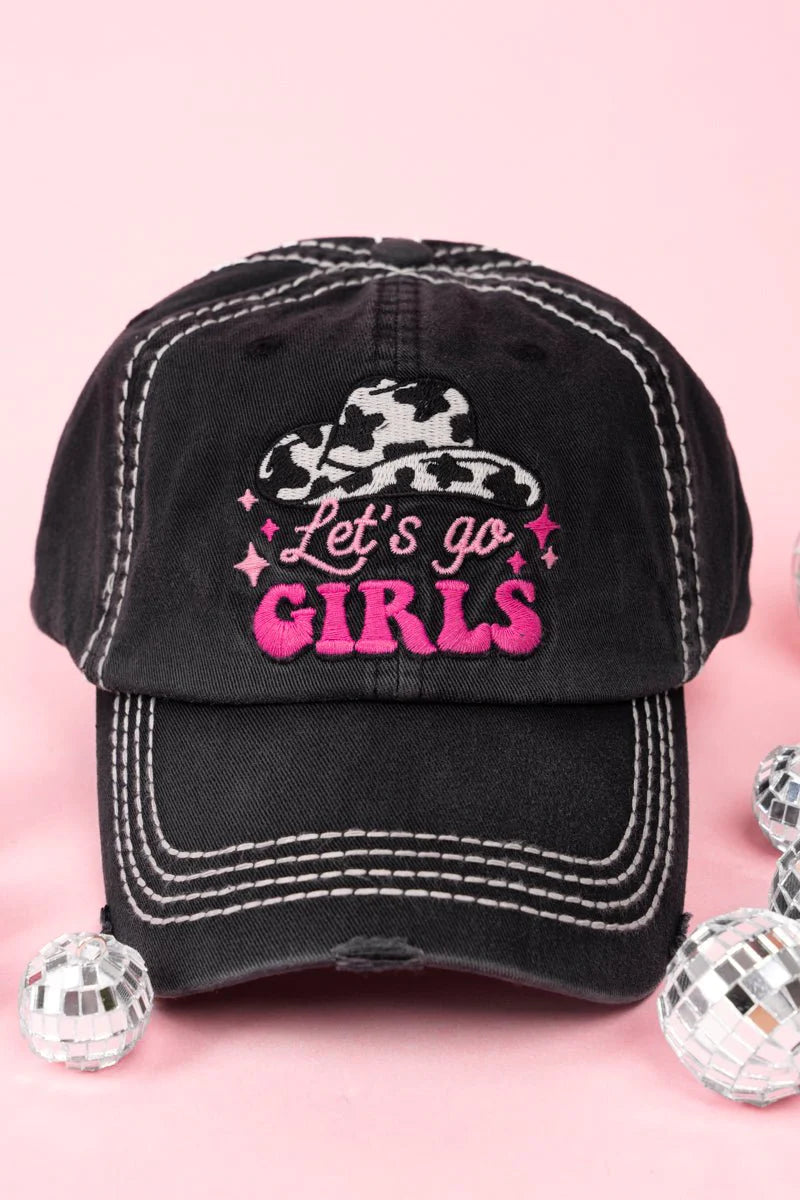 Let’s Go Girls Black Cap