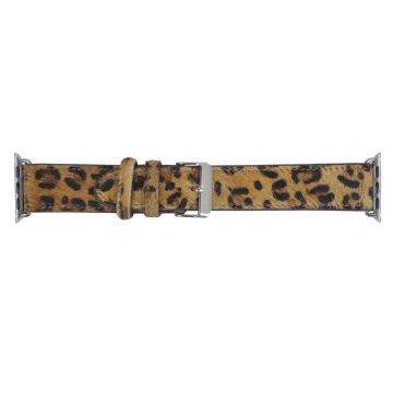 Myra Leather Apple Watch Band Leopard