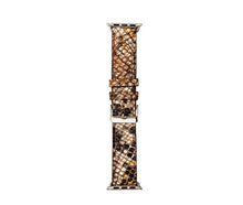 Load image into Gallery viewer, Myra Leather Apple Watch Band Snake Skin
