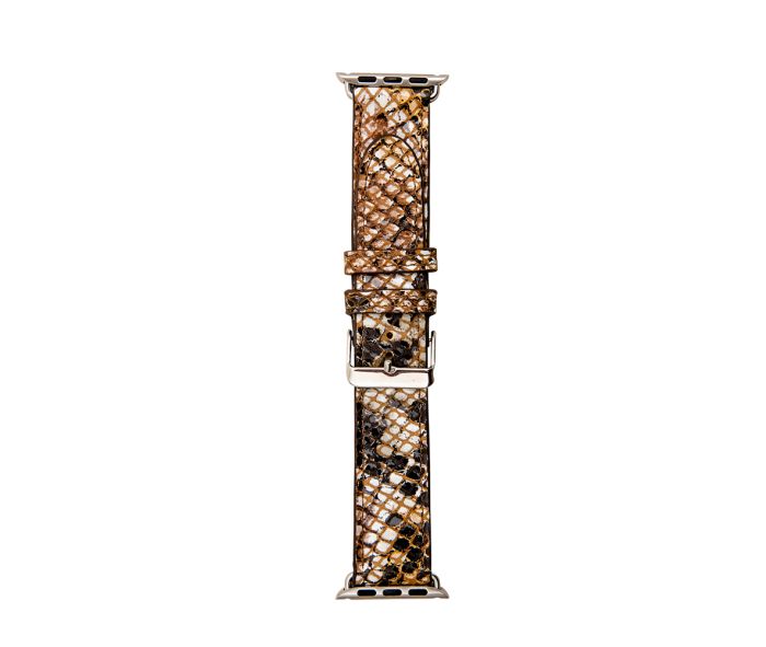 Myra Leather Apple Watch Band Snake Skin