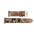 Load image into Gallery viewer, Myra Leather Apple Watch Band Snake Skin
