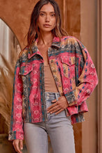 Load image into Gallery viewer, Aztec Multicolored Corduroy Print Jacket
