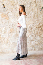 Load image into Gallery viewer, Silver Sequin Skirt
