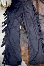 Load image into Gallery viewer, Girls Black Fringe Pants
