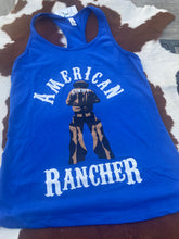 Load image into Gallery viewer, American Rancher Blue Tank
