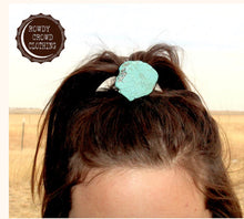Load image into Gallery viewer, Turquoise Stone Hair Tie
