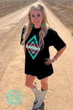 Load image into Gallery viewer, Turquoise Sands Boyfriend T-Shirt Dress
