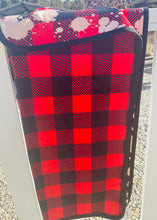 Load image into Gallery viewer, Log Creek Crazy Train Plaid Baby Blanket
