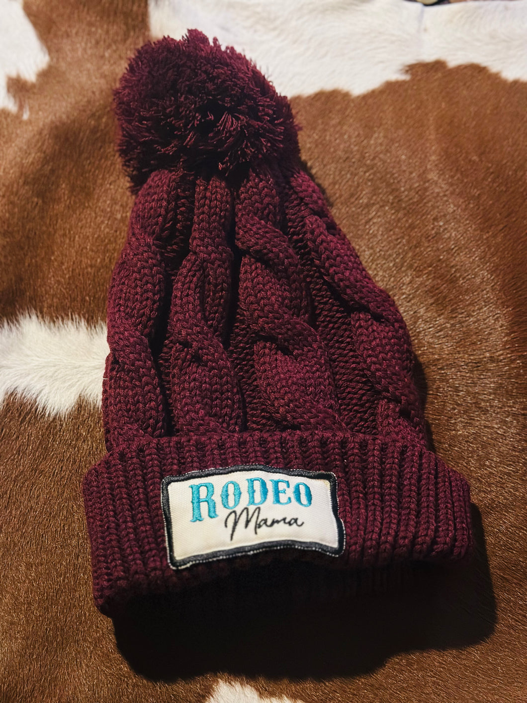 Maroon  Rodeo Mama Beanie